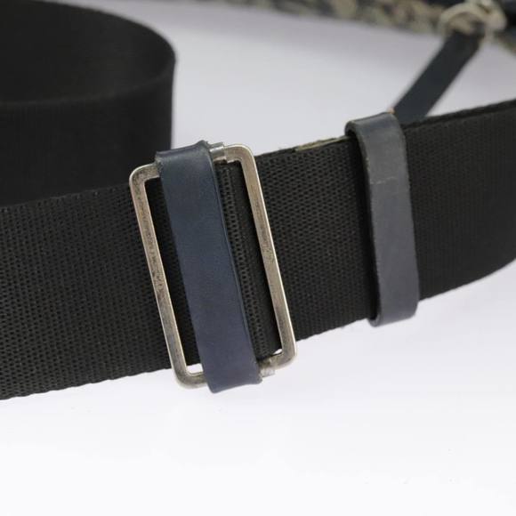 Christian Dior Trotter Canvas Shoulder Bag Navy Silver Auth bs19758 - Picture 14 of 16